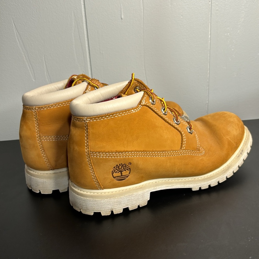 Timberland Nellie Double Wheat Womens Boot 23391 Wheat Preloved size 7.5 M - Picture 6 of 12